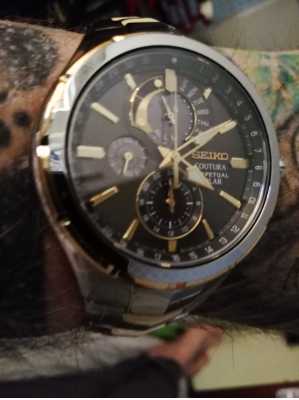Seiko | Coutura | Perpetual Calendar | Solar Powered | Two Tone | SSC376P9  - First Class Watches™ USA