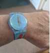Customer picture of Swatch EIFFEL TOWER by Robert Delaunay Pompidou Art Collection Watch GZ357